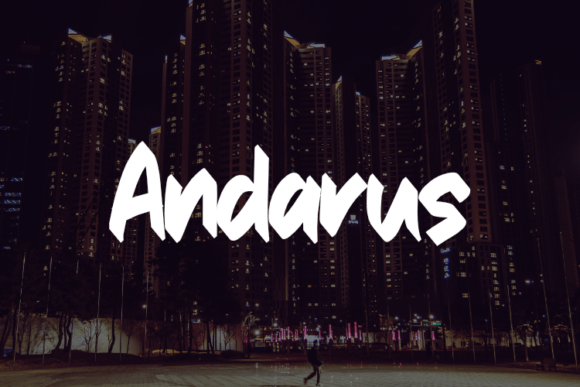 Andarus: A Stylish Display Font