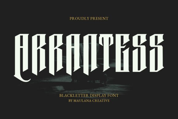 Arrantess: A Bold Blackletter Font for Dramatic Design