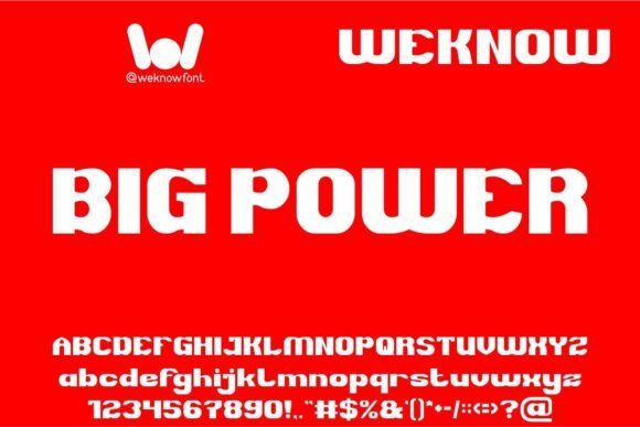 Big Power: A Bold Sans Serif for Designers