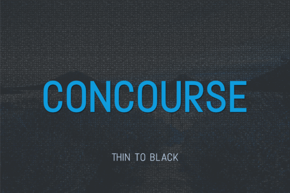 Concourse: A Modern Font for Campaign Design