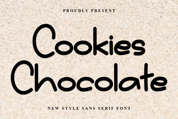 Cookies Chocolate Font for Creative Projects