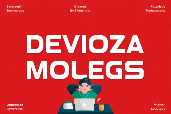 Davioza Molegs: A Bold Typographic Statement