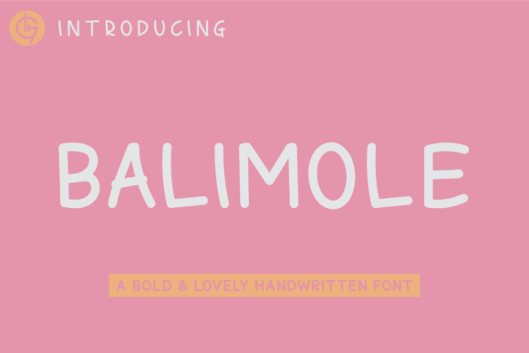 Discover Balimole: A Handwritten Font for Creative Projects