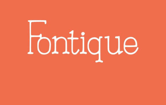 Fontique: A Serif Font with Personality