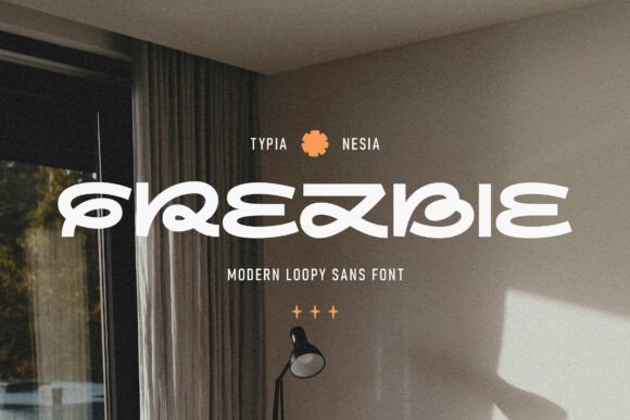 Frezbie: A Modern Loopy Sans Font