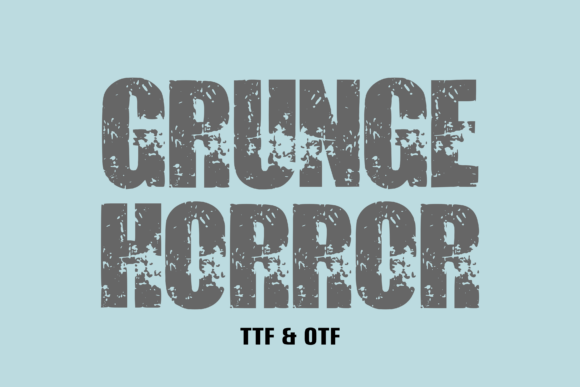 Grunge Horror Font