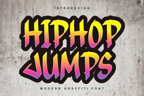 Hiphop Jumps Font for Business