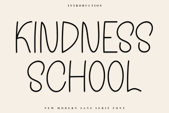 Kindness School Font: A Warm Typographic Choice