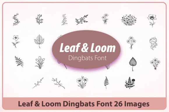 Leaf Loom: A Botanical Font for Polished Branding