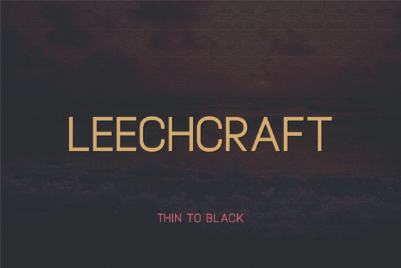 Leechcraft: Modern Sans Serif for Crafters