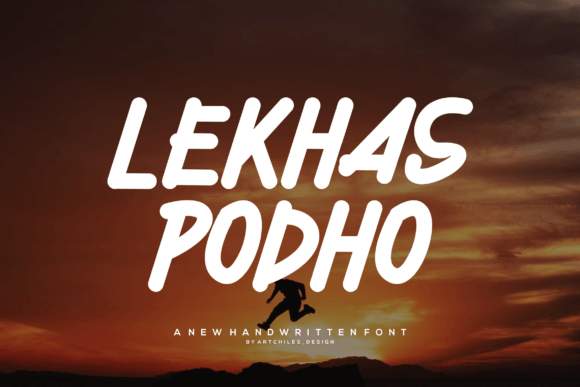 Lekhas Podho: A Bold Handwritten Font