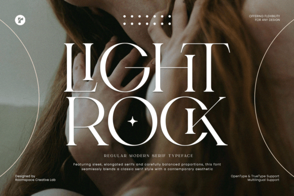 Light Rock: A Refined Serif Font