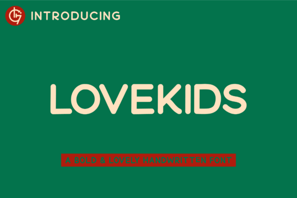 Lovekids: A Bold, Handwritten Font for Marketers
