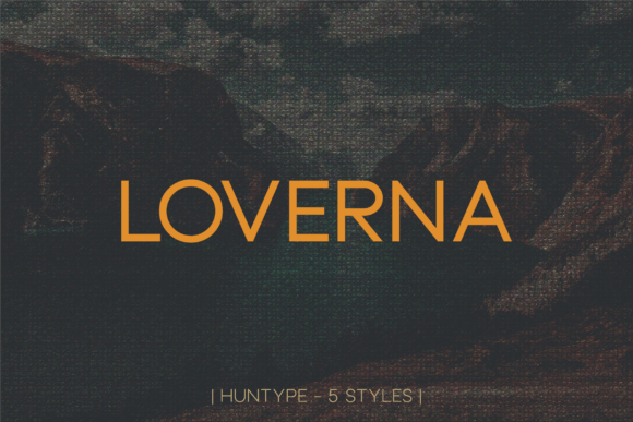 Loverna: A Modern Typeface for Editorial Design