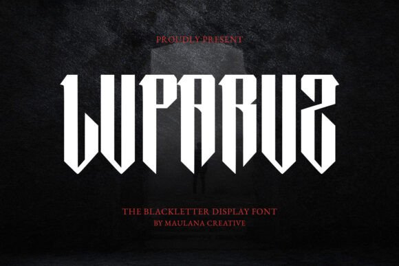 Luparuz: Bold Blackletter Font