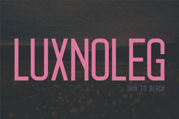 Luxnoleg: A Modern Sans Serif for Creative Brands