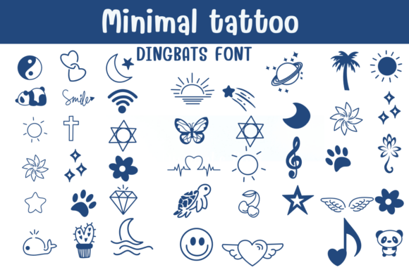 Minimal Tattoo: A Stylish Font for Small Business