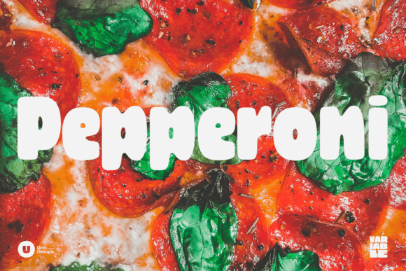 Pepperoni Font: Bold and Versatile