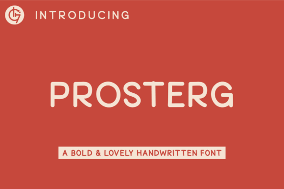 Prosterg: A Handwritten Font for Editorial Design