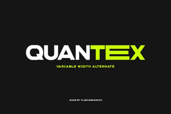 Quantex: A Futuristic Font for Modern Marketing