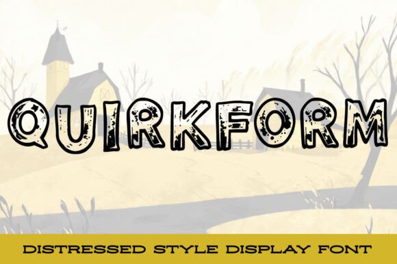 Quirkform: A Playful Display Font