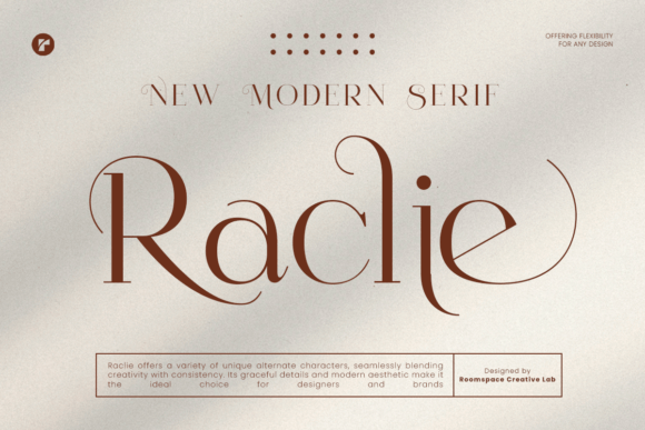 Raclie: Elegant Serif Font for Crafters