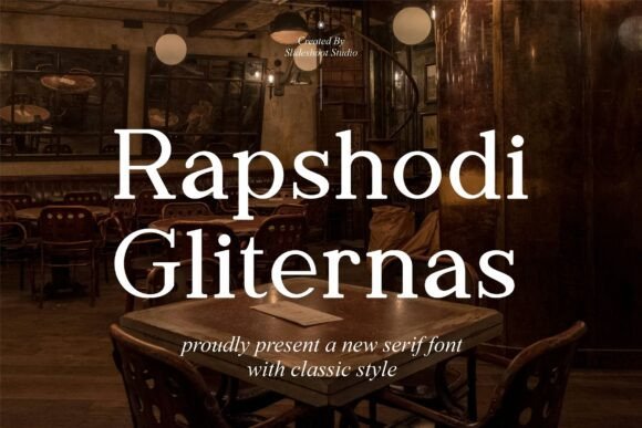 Rapshodi Gliternas Font Review