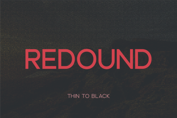 Redound: A Modern Font for Digital Marketing