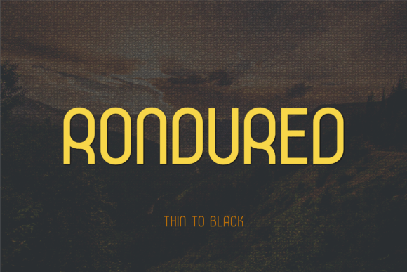 Rondured: A Modern Font for Web Design