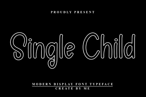 Single Child: A Warm, Playful Font for Creative Projects