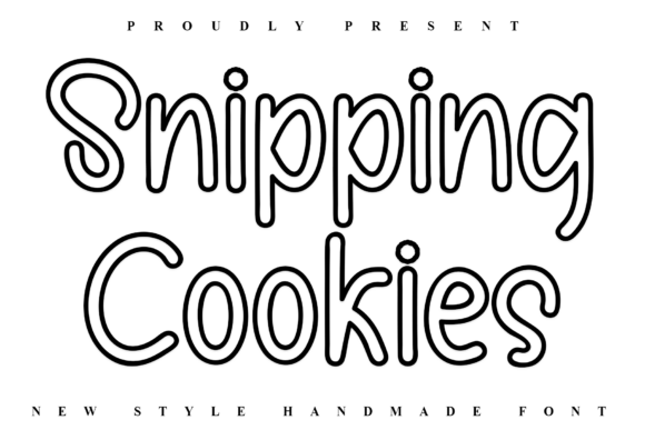 Snipping Cookies: A Warm Font for Creative Projects