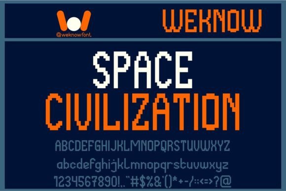 Space Civilization Font for Business