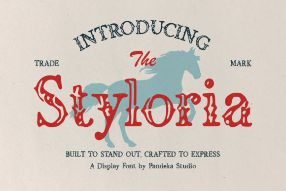 Styloria: A Bold Vintage Display Font
