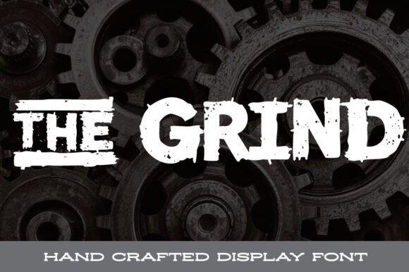The Grind: A Bold Font for Raw Branding