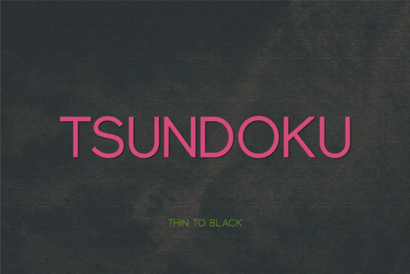 Tsundoku: A Modern Font for Creative Makers