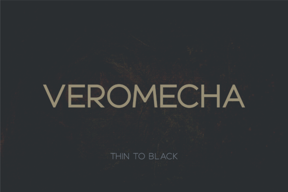 Veromecha: A Modern Font for Web Design