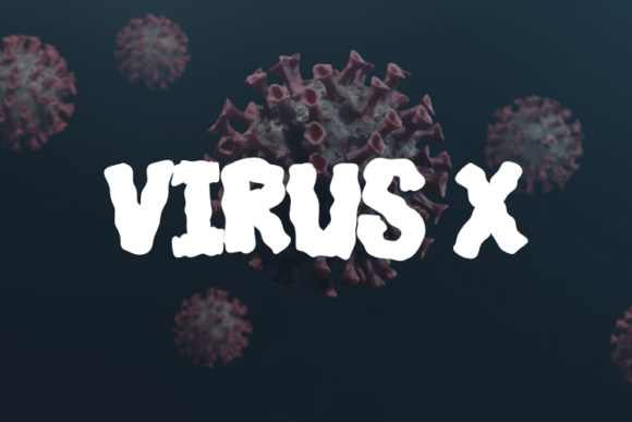 Virus X: A Bold Font for Digital Design
